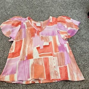 Entro Flutter Sleeve Blouse